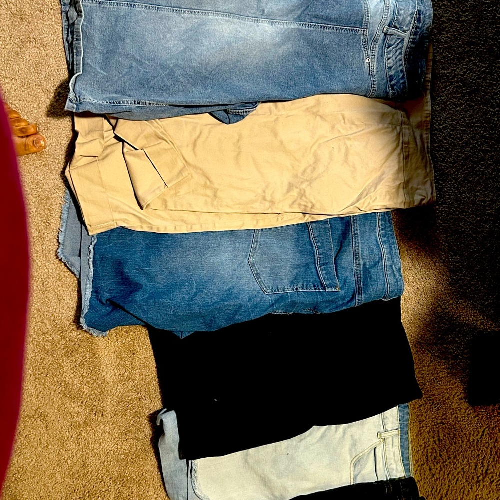 AS Jean shorts and regular shorts